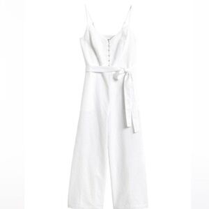 Banana Republic Cropped Wide Leg Jumpsuit w/ Belt